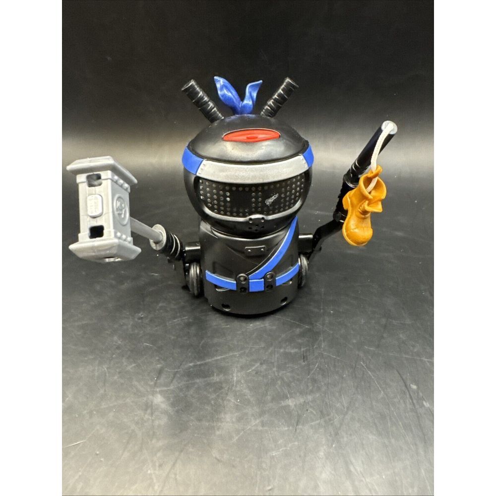 Spinmaster Ninja Bots Battling Robots black with boot and hammer - Works
